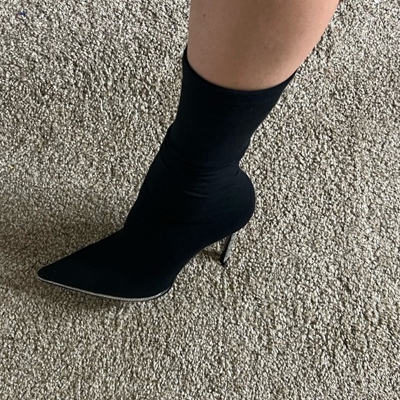 Rene Caovilla crystal embelished sock boots - Picture 10 of 16